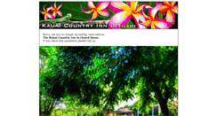 Desktop Screenshot of kauaicountryinn.com